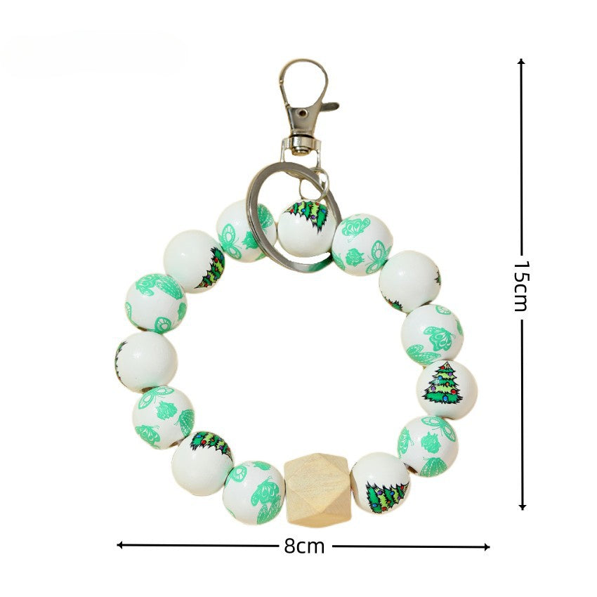 Brazalete de madera de árbol de Navidad al por mayor